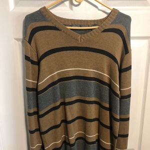 Oscar De La Renta Mens Cable Knit Pullover Sweater